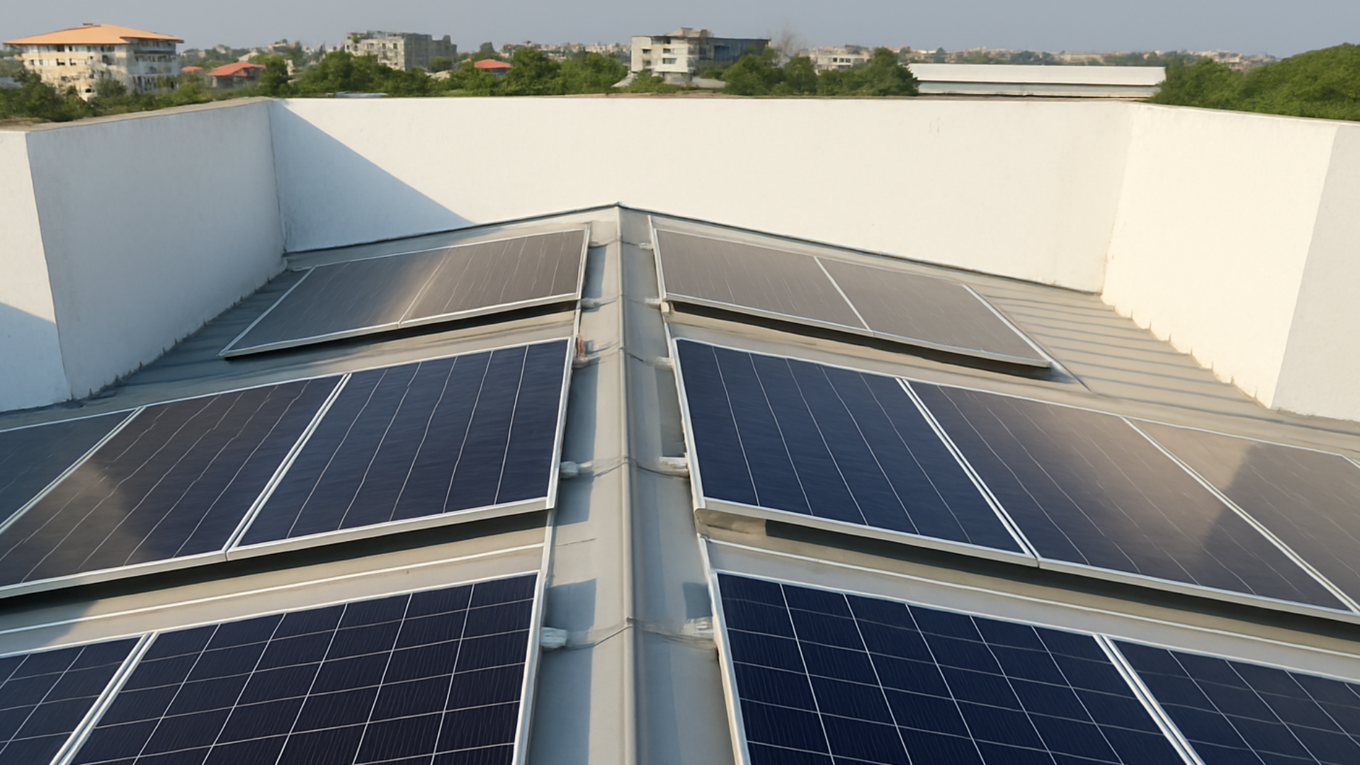 โซล่าเซลล์บนหลังคาบ้านพักอาศัย กำลังการผลิตติดตั้ง 4.905 kWp